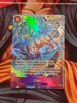 One Piece TCG - Enel (OP15-118) (Alt Art) SEC - Adventure On Kami's Island NM - Image 1