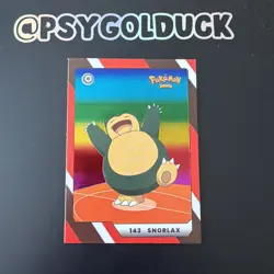 2025 Pokemon Kanto Full House - Rainbow Holo - Snorlax #143 B11 - Image 1