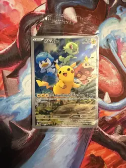 Pikachu #27 SEALED Pokemon TCG Black Star Promo Near Mint Paldea Evolved ETB 027 - Image 1