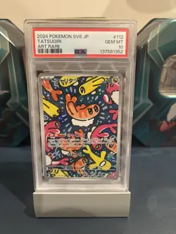 Tatsugiri Art Rare 112/101 Japanese Pokemon SV6 2024 GEM MINT PSA 10 - Image 1