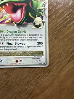 Rayquaza C LV.X DP47 Diamond and Pearl Promos Holo Pokemon Lightly Played LP - Image 4
