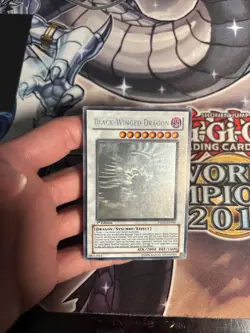 Yugioh! Black-Winged Dragon - TSHD-EN040 - Ghost Rare - 1st Ed VLP (ZA) - Image 3
