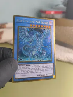 x2 Blue-Eyes Chaos MAX Dragon Mvp1-En004 Gold Rare 1st Edition LP - Image 2