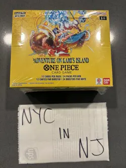 One Piece OP15/EB04 Adventure on KAMI’S Island Booster Box ENGLISH Sealed - Image 1