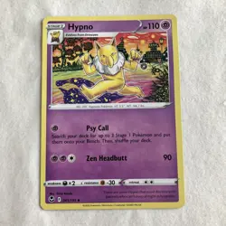 Hypno 061/195 Uncommon SWSH12: Silver Tempest NM Pokemon card - Image 1