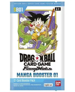 Dragon Ball Super Card Game Fusion World Manga Booster 01 SB01 Pack *NEW SEALED* - Image 1