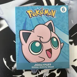 2025 McDonalds Happy Meal Pokemon Cards #6 Jigglypuff Sealed Box - Image 1