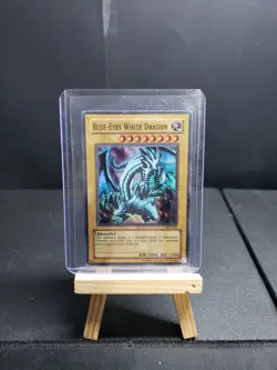 blue eyes white dragon SKE-001 Foil Yugioh Trading Card TCG - Image 3