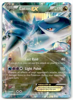 Pokemon Trading Card TCG Latios-EX #58 - Image 1