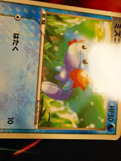 MP JAPANESE Pokemon MUDKIP Card BLACK STAR PROMO Set 005/ADV-P McDonald's Glossy - Image 5