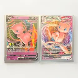 Pokemon Mew V & Mew VMAX Fusion Strike World Championships 2-Card Lot - Image 1