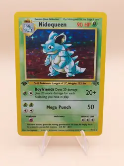 Nidoqueen 1st Edition Holo Rare Jungle 7/64 Pokemon Card - WOTC 1999 - Image 1