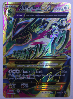 2015 Pokemon M Rayquaza EX Full Art Ultra Rare Ancient Origins Card 98/98 - Image 3