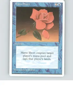Mana Short Rare Fourth Edition Lightly played b1-185 MTG - Image 1