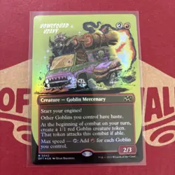 Howlsquad Heavy (Borderless) Aetherdrift Foil NM MTG Magic The Gathering - Image 1