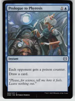 Prologue to Phyresis 65 Common Phyrexia: All Will Be One Magic: The Gathering NM - Image 1