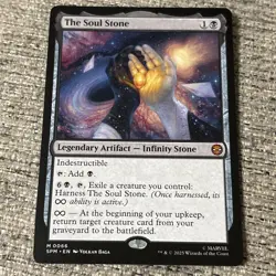 Magic: The Gathering The Soul Stone Legendary Artifact SPM Black M0066 Volkan B… - Image 1