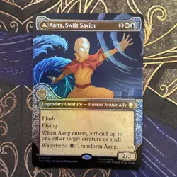 Aang, Swift Savior (Showcase) Avatar: The Last Airbender Foil - Image 1