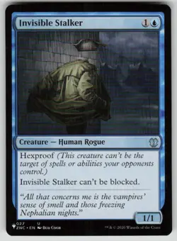 Invisible Stalker (ZNC) Uncommon The List Reprints 027 MTG Near Mint 2020 - Image 1