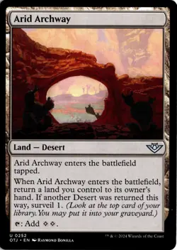 Arid Archway (252) U Outlaws of Thunder Junction NM MTG - Image 1
