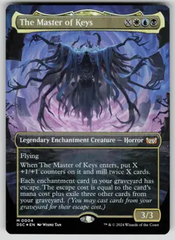 The Master of Keys (Borderless) Foil Duskmourn: House of Horror 4 MTG NM - Image 1