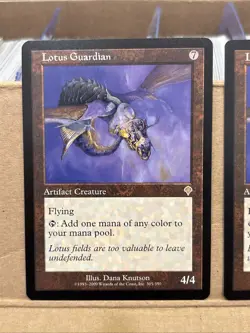 2x MTG Magic the Gathering Lotus Guardian (305/356) Invasion LP - Image 2