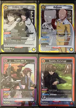 Union Arena TCG Lot - One Punch Man & Code Geass - Foils/Parallels + AP Cards - Image 3