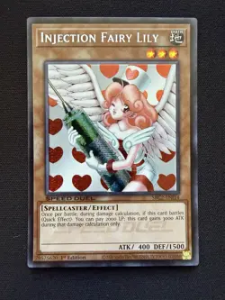 Yu-Gi-Oh! "Injection Fairy Lily" SBC2-ENI14 | Secret Rare | 1st Edition | NM - Image 1