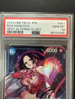 2024 ONE PIECE JAPANESE OP07-500 YEARS IN THE FUTURE #051 BOA HANCOCK PSA 10 - Image 2