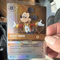 Disney Lorcana Mickey Mouse - Friendly Face Disney100 Promo Foil #18/P1 EN - Image 3