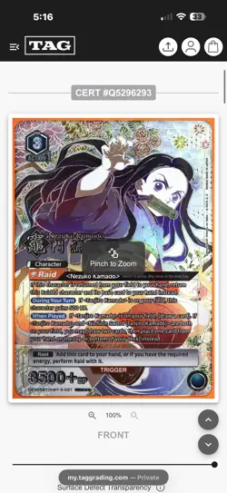 Union Arena 3 Star Nezuko Kamado Demon Slayer Kimetsu No Yaiba Vol.2 POP 1! - Image 5