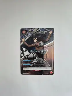 Union Arena: Attack on Titan - Mikasa Ackermann (088) (R*) - UE10BT/AOT-1-088 - Image 1