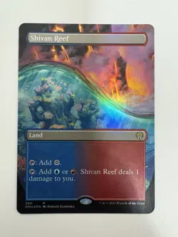 Shivan Reef Foil Borderless MTG Magic the Gathering Card NM Near Mint DMU - Image 1