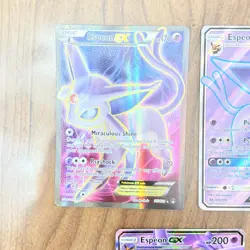 Pokemon Espeon EX Full Art Ultra Rare 117/122 Breakpoint Holo 3 Card Lot - Image 2
