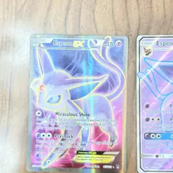 Pokemon Espeon EX Full Art Ultra Rare 117/122 Breakpoint Holo 3 Card Lot - Image 3