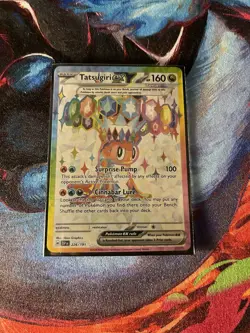 Pokemon TCG Tatsugiri EX 226/191 Surging Sparks Ultra Rare Card Mint Condition - Image 1