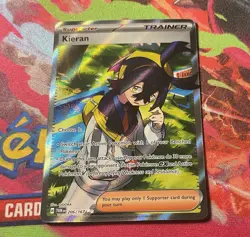 Pokemon Kieran TCG Full Art Trainer Card 206/167 Twilight Masquerade - Image 1