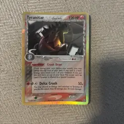 Tyranitar 16/113 EX Delta Species Reverse Holo Stamped Pokemon Card 2005. NM - Image 1