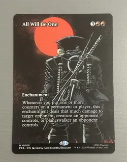 TMNT All Will Be One M0008 Borderless Near Mint Magic The Gathering Card MTG - Image 1