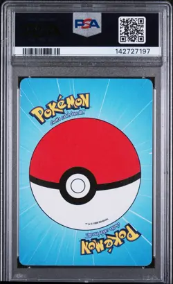 Pikachu ~ 1999 Pokemon Bicycle Playing Card 9 of Diamonds ~ PSA 5 (EX) Pop 1 - Image 2