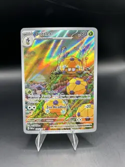 Pokemon TCG Dottler Paradox Rift 184/182 Holo Illustration Rare Card - Image 1