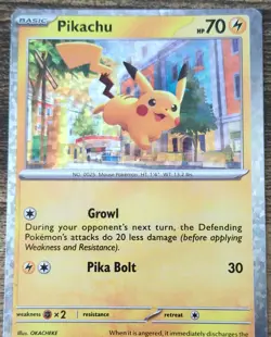 Pikachu 006/015 McDonald's 2023 Promo Holo Pokemon TCG Card Basic English - Image 4