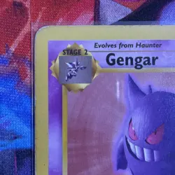Gengar 20/62 Regular Unlimited Non Foil Fossil WOTC Pokemon TCG Card - MP - Image 2