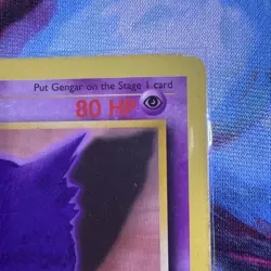 Gengar 20/62 Regular Unlimited Non Foil Fossil WOTC Pokemon TCG Card - MP - Image 3