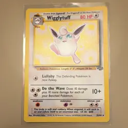 Pokemon Card Wigglytuff 32/64 DMG Jungle Rare Regular 80 HP English 1999 - Image 1