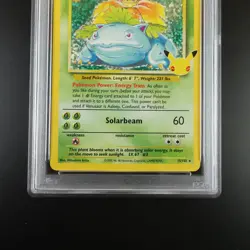PSA 10 Venusaur 15/102 Pokemon Celebrations Classic Collection Holo Graded Card - Image 3