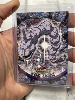 Onix #95 2000 Topps Pokemon TV Animation Trading Card TCG Nintendo 2000 NM/MT - Image 2
