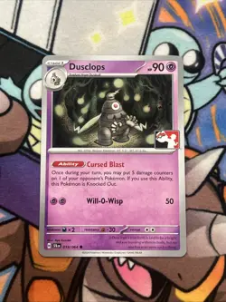 Pokemon Dusclops - 019/064 Prize Pack Series Cards Non-Holo Pack Fresh - NM - Image 1
