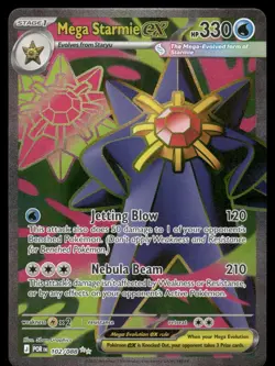Pokemon Cards Mega Starmie ex 102/088 Perfect Order Ultra Rare NM *4 - Image 1