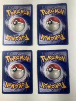 Pokemon Card Lot x4 Rare Cards Holo And Non Holo Base Set Jungle Set - Image 2